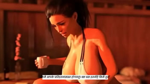 स्टेपमॉम शिंकक्स और बेटे का स्पष्ट भारतीय सेक्स टेप जिसमें कार्टून एनीमेशन है