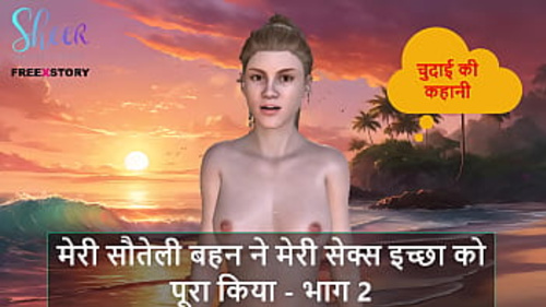 मेरी सौतेली बहन ने मेरी यौन लालसा को संतुष्ट किया: एक ऑडियो कथन हिंदी में